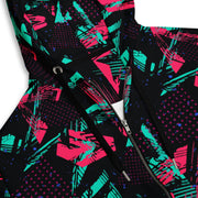 Neon Shatter CAMO Unisex Zip Hoodie
