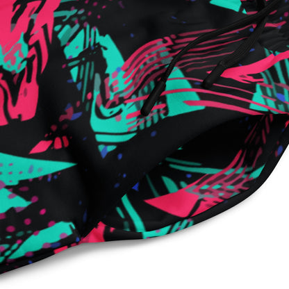 Neon Shatter CAMO Unisex Wide-Leg Joggers