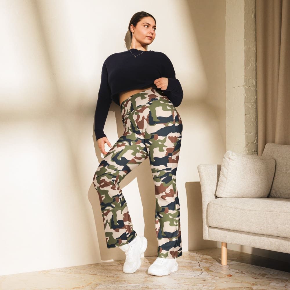 Nepal DPM 1990 CAMO Flare leggings - Womens Flare Leggings