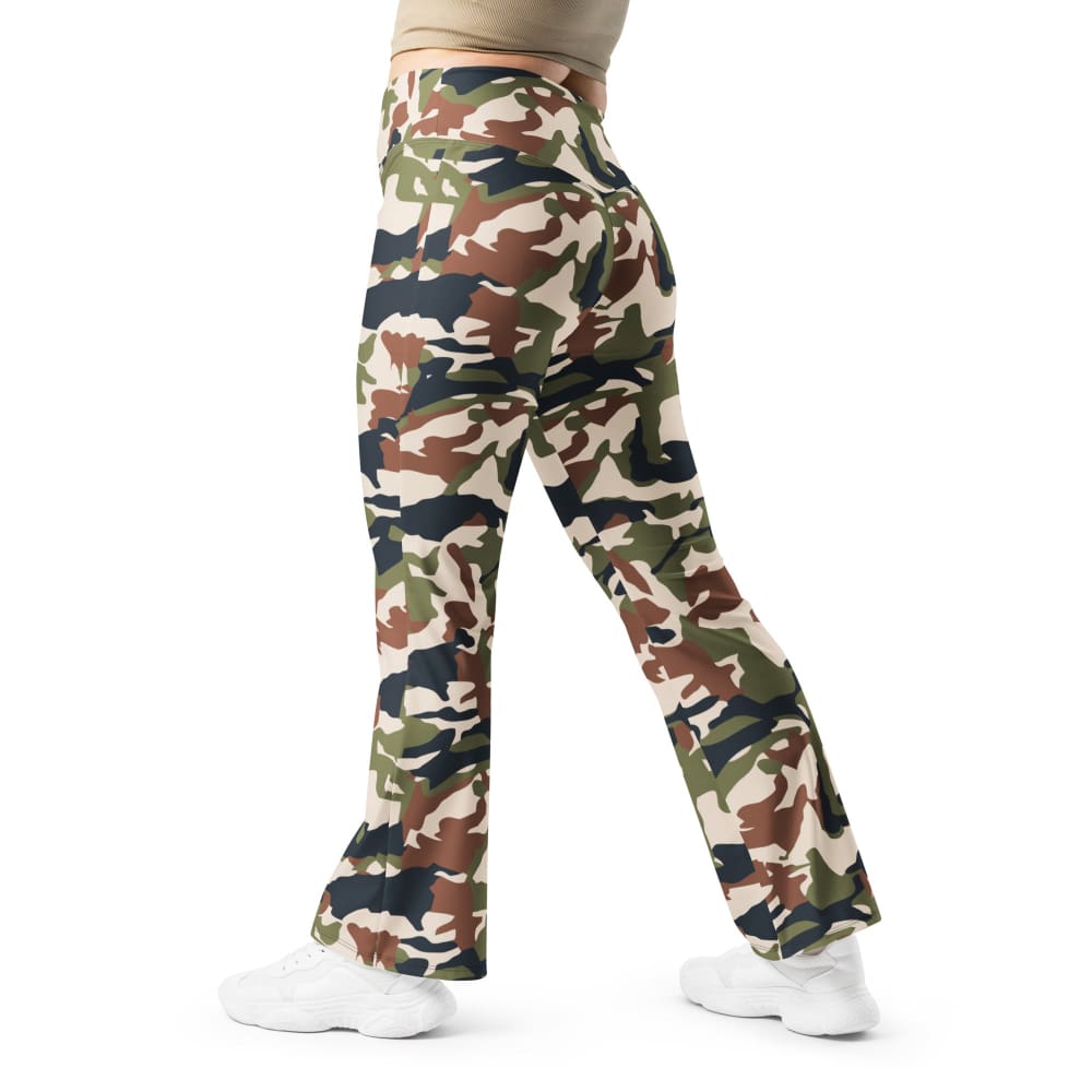 Nepal DPM 1990 CAMO Flare leggings - 2XS - Womens Flare Leggings