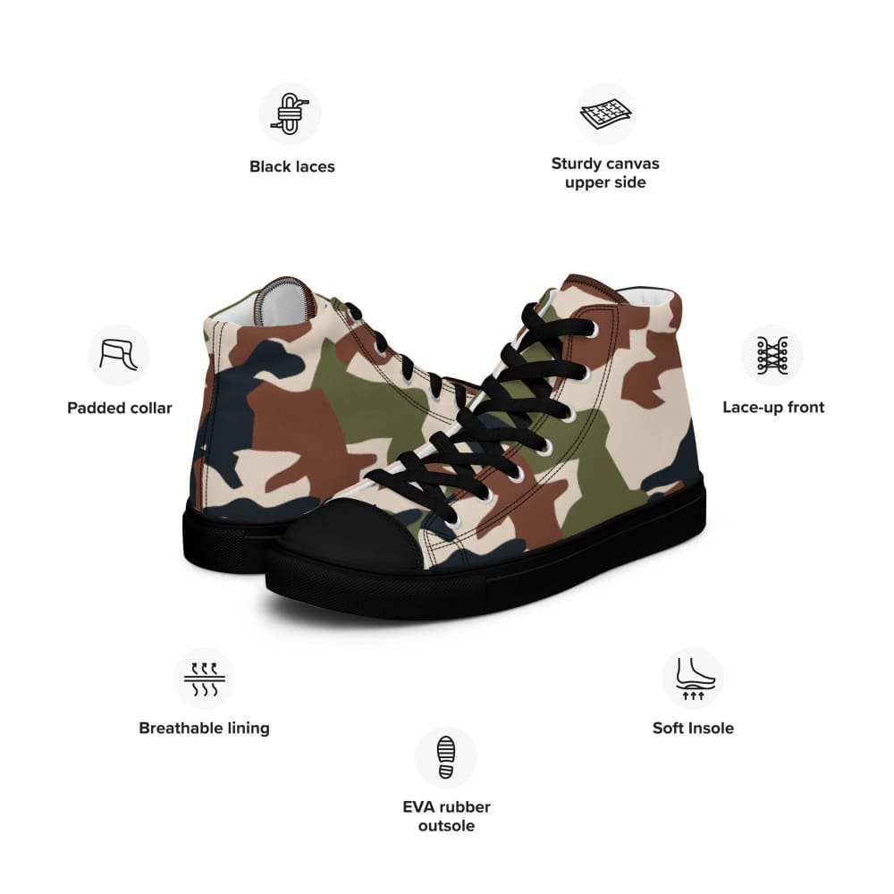 Nepal DPM 1990 CAMO Men’s high top canvas shoes