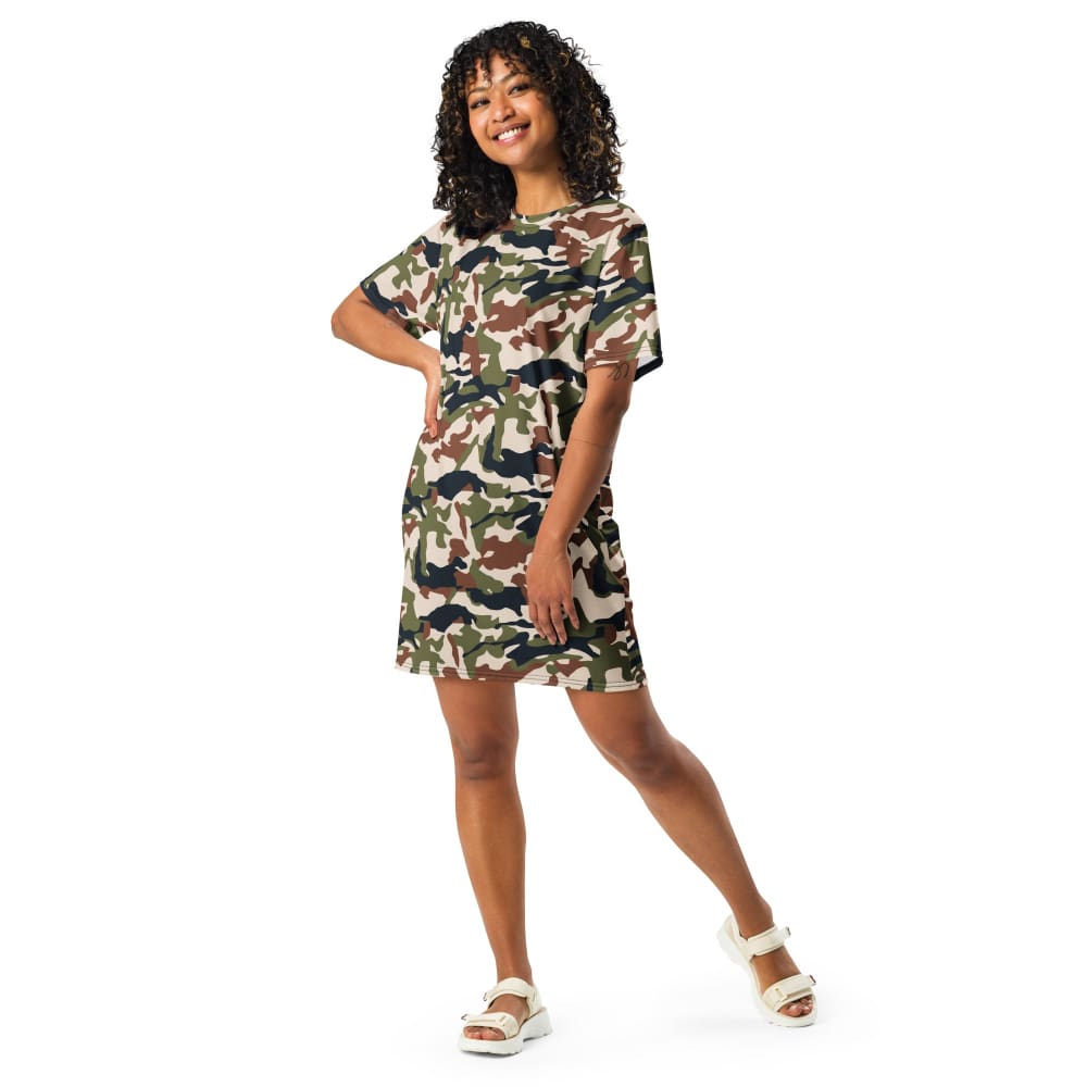 Nepal DPM 1990 CAMO T-shirt dress - Womens T-Shirt Dress