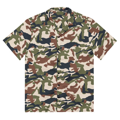 Nepal DPM 1990 CAMO Unisex button shirt - 2XS - Button Shirt