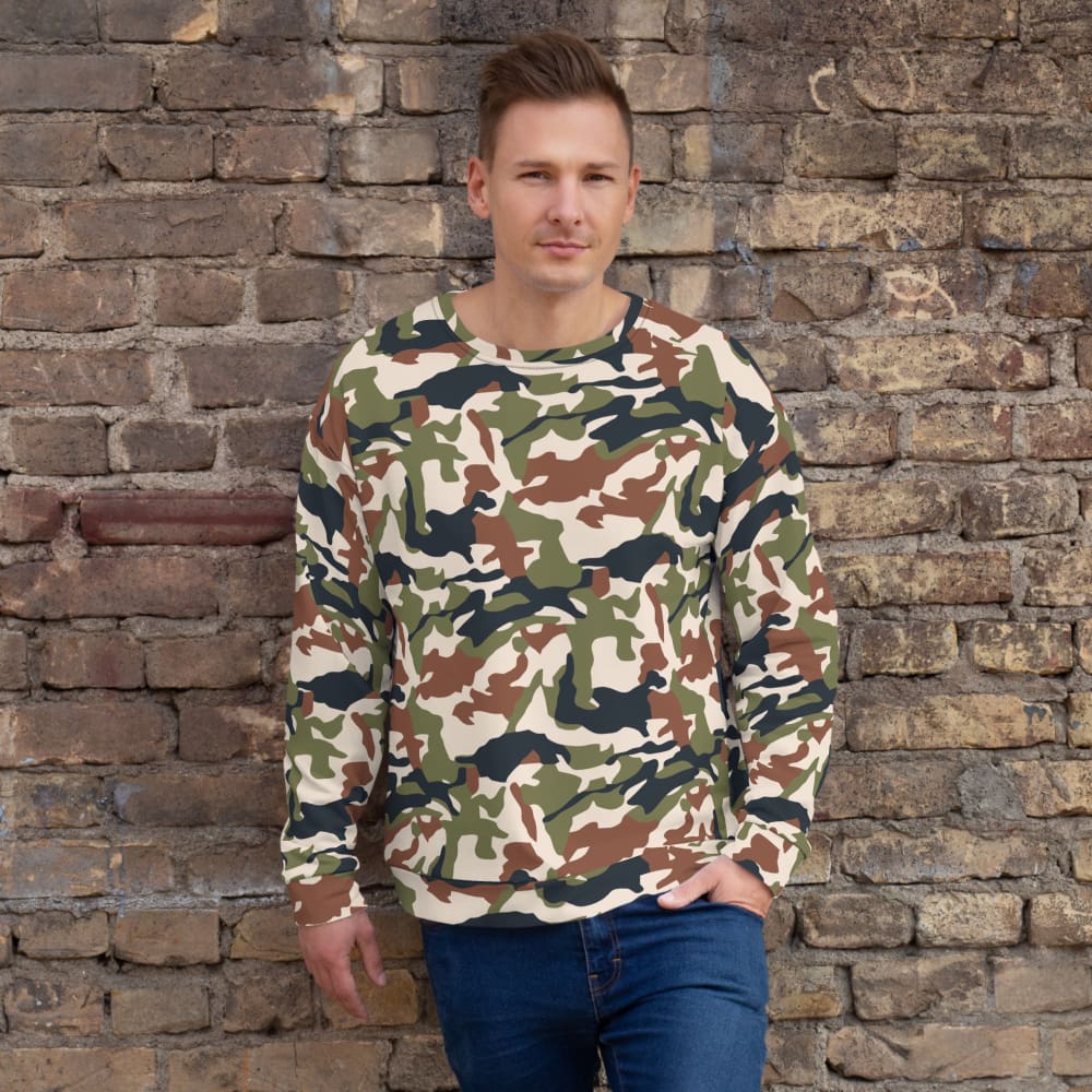 Nepal DPM 1990 CAMO Unisex Sweatshirt - 2XS