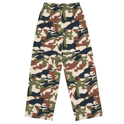 Nepal DPM 1990 CAMO unisex wide-leg pants