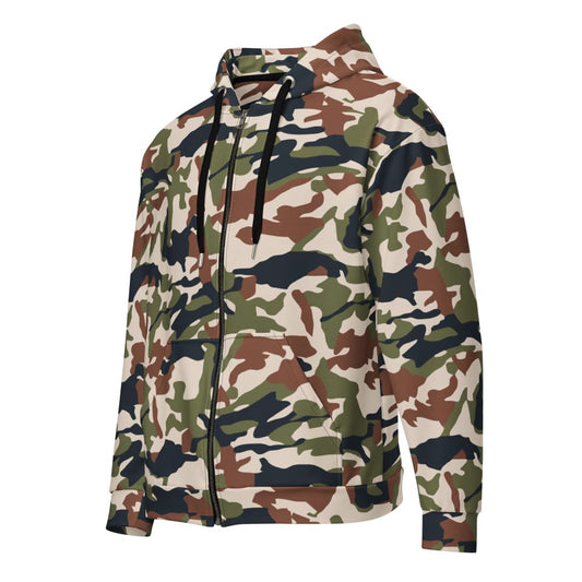 Nepal DPM 1990 CAMO Unisex zip hoodie - 2XS