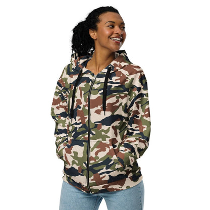 Nepal DPM 1990 CAMO Unisex zip hoodie