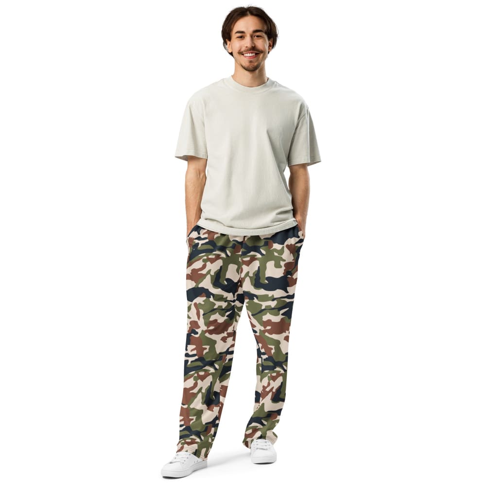 Nepal DPM 1990 CAMO Wide-leg joggers