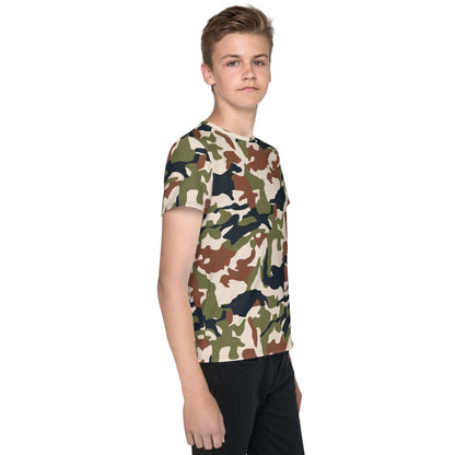 Nepal DPM 1990 CAMO Youth crew neck t-shirt