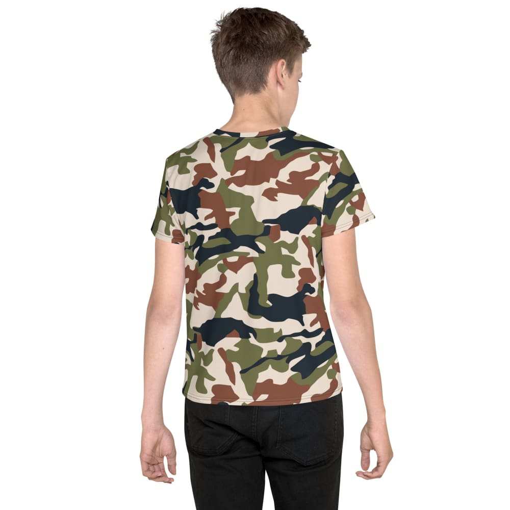 Nepal DPM 1990 CAMO Youth crew neck t-shirt