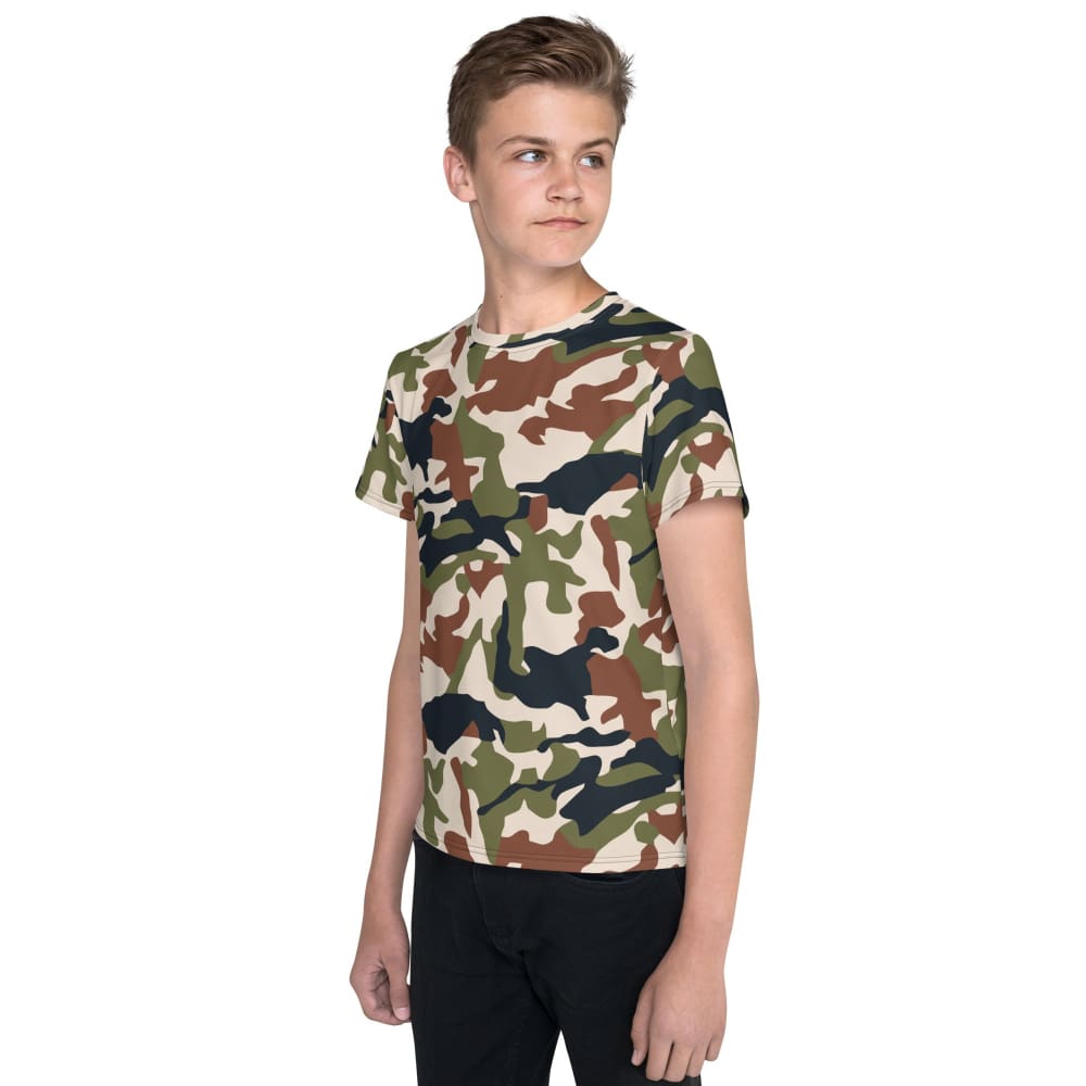 Nepal DPM 1990 CAMO Youth crew neck t-shirt