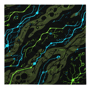 Neuro-Stripe Bio-Neural Night CAMO Bandana - L - Head