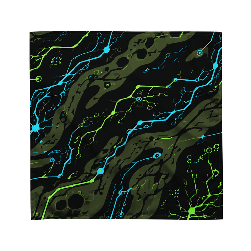 Neuro-Stripe Bio-Neural Night CAMO Bandana - M - Head