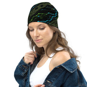 Neuro-Stripe Bio-Neural Night CAMO Beanie - Head