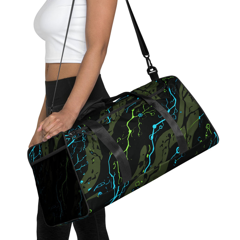 Neuro-Stripe Bio-Neural Night CAMO Duffle Bag