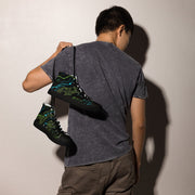 Neuro-Stripe Bio-Neural Night CAMO Mens High-Top Canvas Shoes