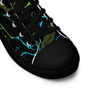 Neuro-Stripe Bio-Neural Night CAMO Mens High-Top Canvas Shoes