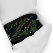 Neuro-Stripe Bio-Neural Night CAMO Mens High-Top Canvas Shoes