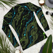 Neuro-Stripe Bio-Neural Night CAMO Mens Long-Sleeve Rash Guard - LS
