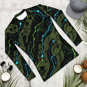 Neuro-Stripe Bio-Neural Night CAMO Mens Long-Sleeve Rash Guard - LS