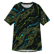 Neuro-Stripe Bio-Neural Night CAMO Mens Short-Sleeve Rash Guard - 2XS - SS
