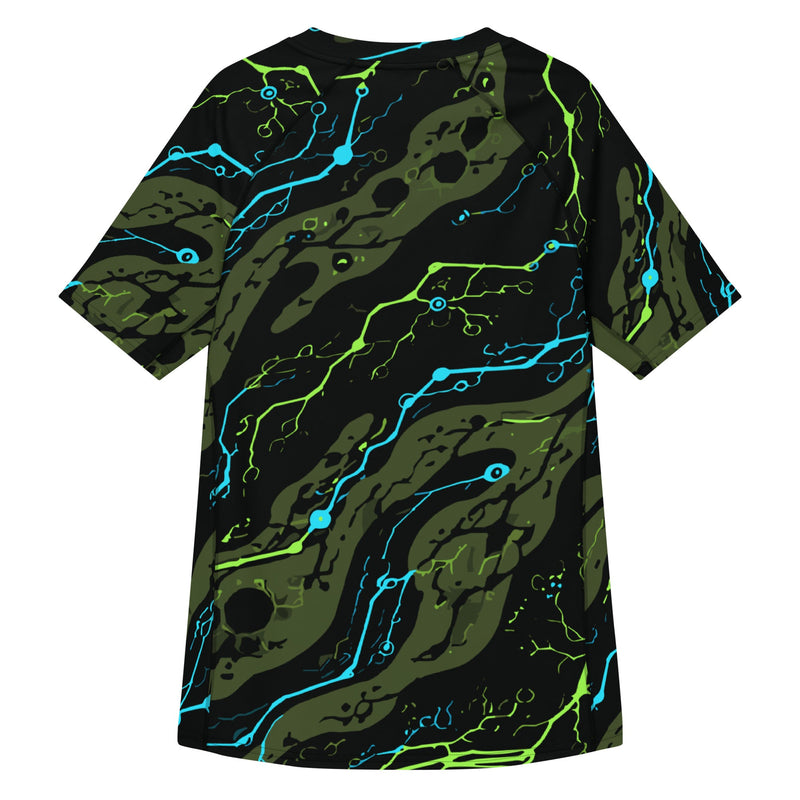 Neuro-Stripe Bio-Neural Night CAMO Mens Short-Sleeve Rash Guard - SS