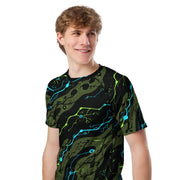 Neuro-Stripe Bio-Neural Night CAMO Mens Short-Sleeve Rash Guard - SS