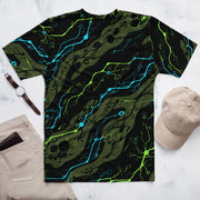 Neuro-Stripe Bio-Neural Night CAMO Mens T-Shirt - Shirt - Tee