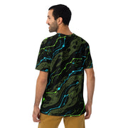 Neuro-Stripe Bio-Neural Night CAMO Mens T-Shirt - Shirt - Tee