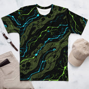 Neuro-Stripe Bio-Neural Night CAMO Mens T-Shirt - XS - Shirt - Tee