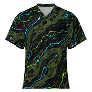 Neuro-Stripe Bio-Neural Night CAMO Unisex American Football Jersey - 2XS