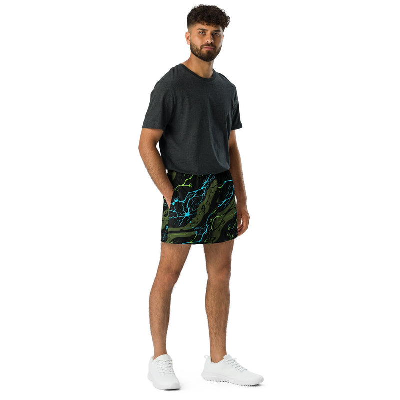 Neuro-Stripe Bio-Neural Night CAMO Unisex Athletic Shorts