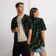 Neuro-Stripe Bio-Neural Night CAMO Unisex Baseball Jersey - 2XS