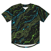 Neuro-Stripe Bio-Neural Night CAMO Unisex Baseball Jersey