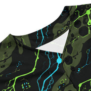 Neuro-Stripe Bio-Neural Night CAMO Unisex Baseball Jersey