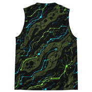 Neuro-Stripe Bio-Neural Night CAMO Unisex Basketball Jersey