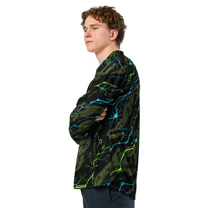 Neuro-Stripe Bio-Neural Night CAMO Unisex Hockey Fan Jersey - 2XS
