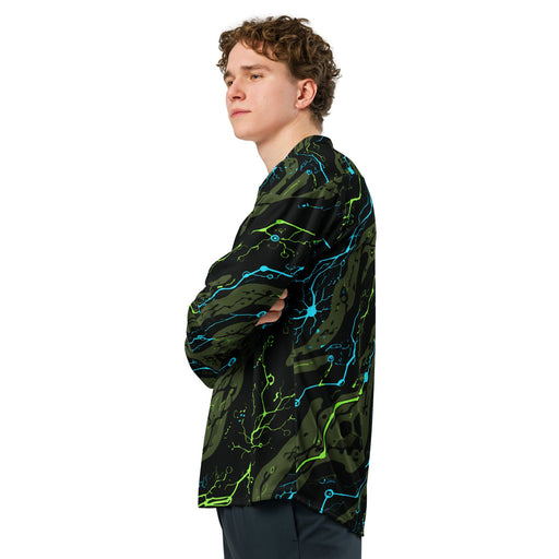 Neuro-Stripe Bio-Neural Night CAMO Unisex Hockey Fan Jersey - 2XS