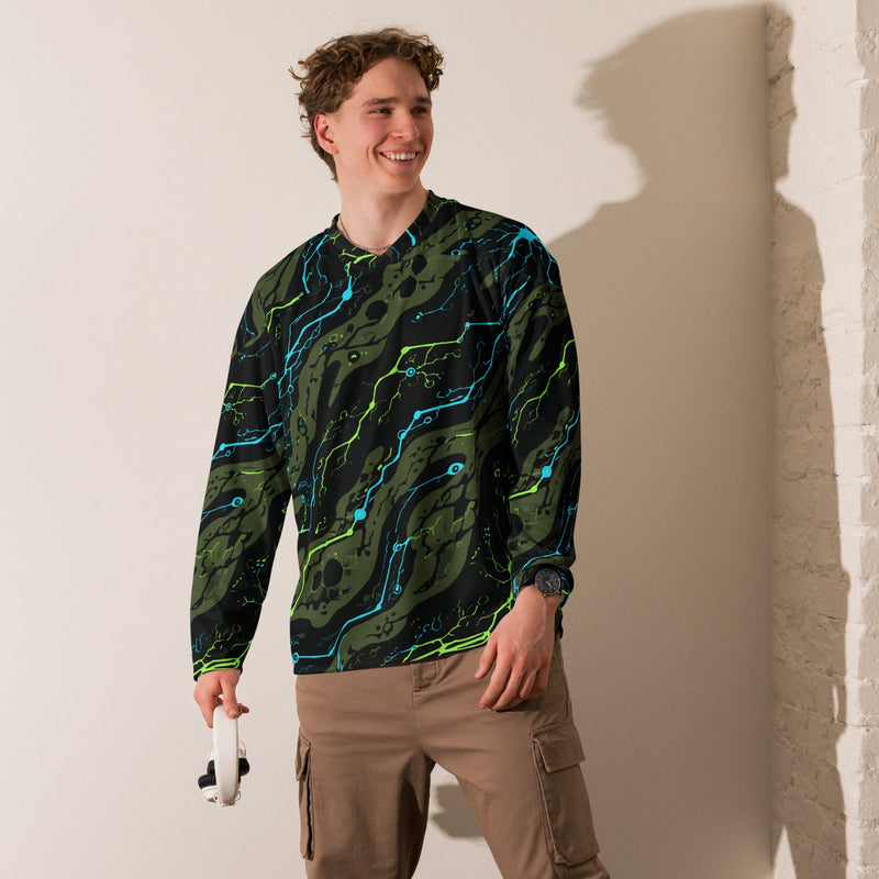 Neuro-Stripe Bio-Neural Night CAMO Unisex Hockey Fan Jersey