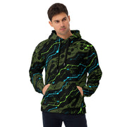 Neuro-Stripe Bio-Neural Night CAMO Unisex Hoodie - 2XS