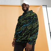 Neuro-Stripe Bio-Neural Night CAMO Unisex Hoodie