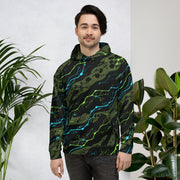 Neuro-Stripe Bio-Neural Night CAMO Unisex Hoodie