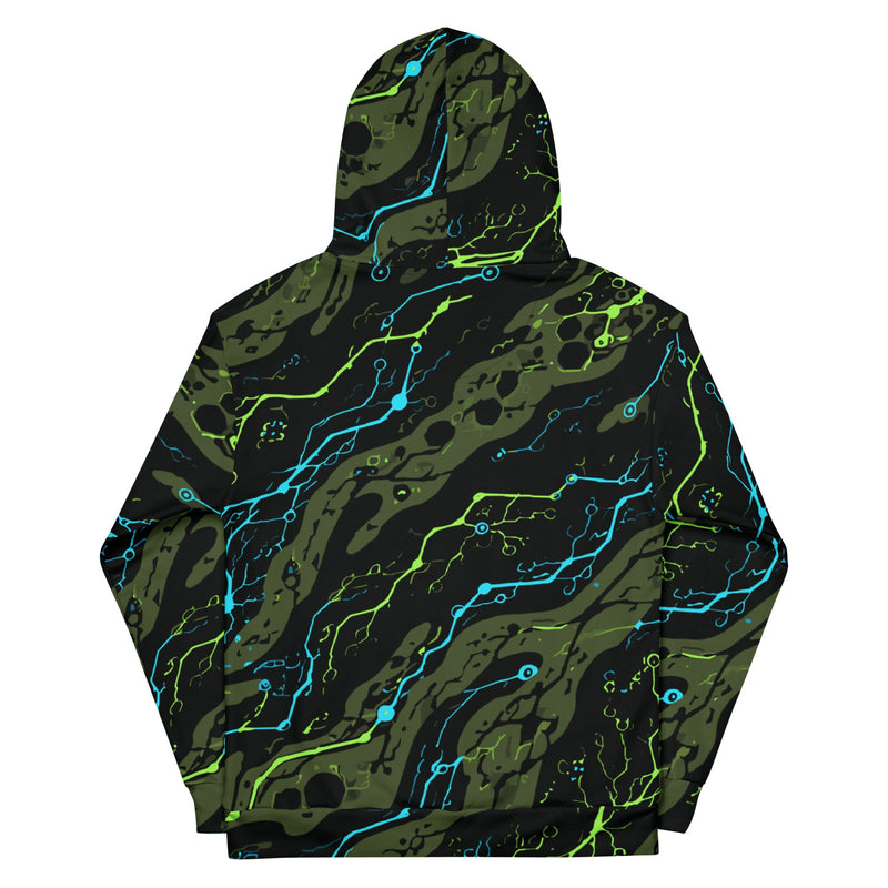 Neuro-Stripe Bio-Neural Night CAMO Unisex Hoodie
