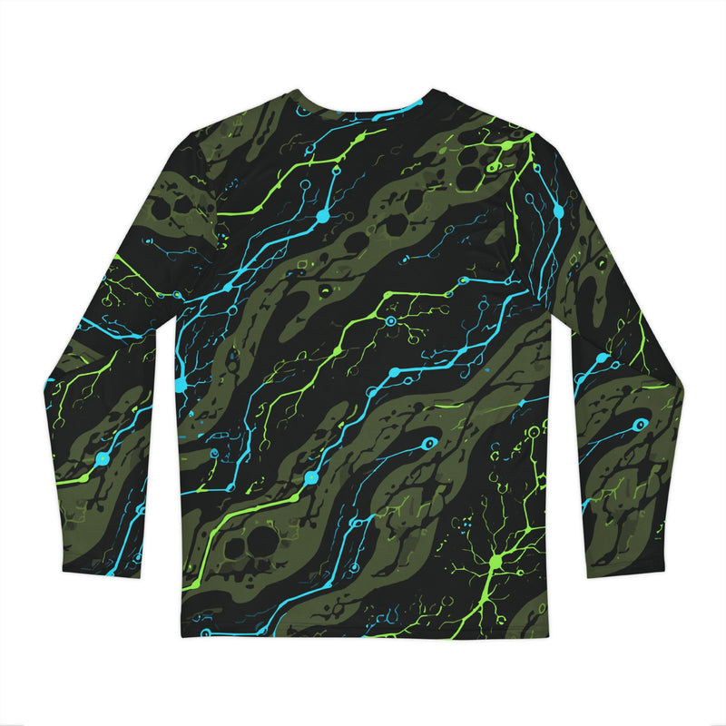 Neuro-Stripe Bio-Neural Night CAMO Unisex Long-Sleeve Shirt
