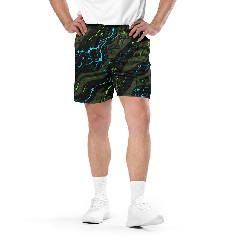 Neuro-Stripe Bio-Neural Night CAMO Unisex Mesh Shorts