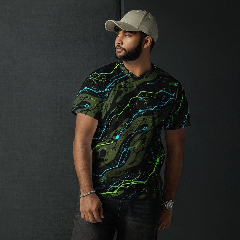 Neuro-Stripe Bio-Neural Night CAMO Unisex Sports Jersey