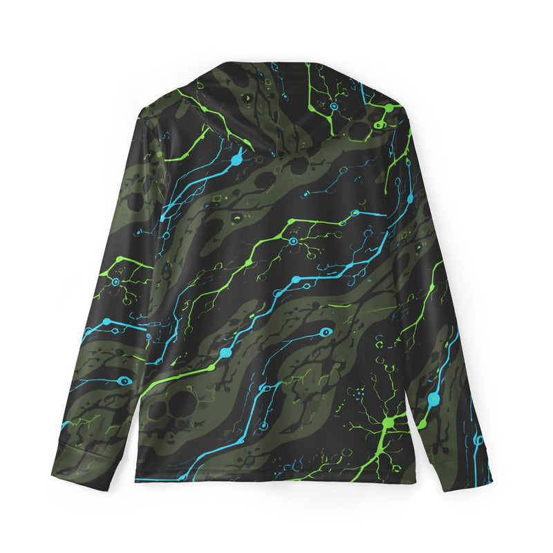 Neuro-Stripe Bio-Neural Night CAMO Unisex Sports Warmup Hoodie