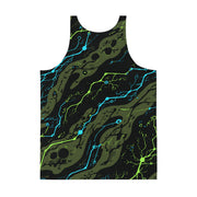 Neuro-Stripe Bio-Neural Night CAMO Unisex Tank Top - Shirt