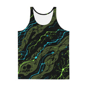 Neuro-Stripe Bio-Neural Night CAMO Unisex Tank Top - Shirt
