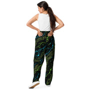 Neuro-Stripe Bio-Neural Night CAMO Unisex Wide-Leg Joggers